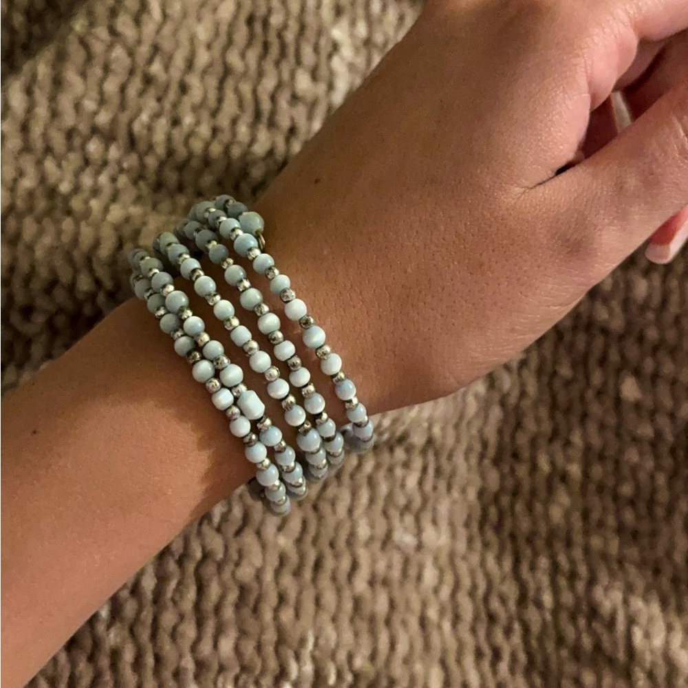 Beaded wrap around boutique bracelet